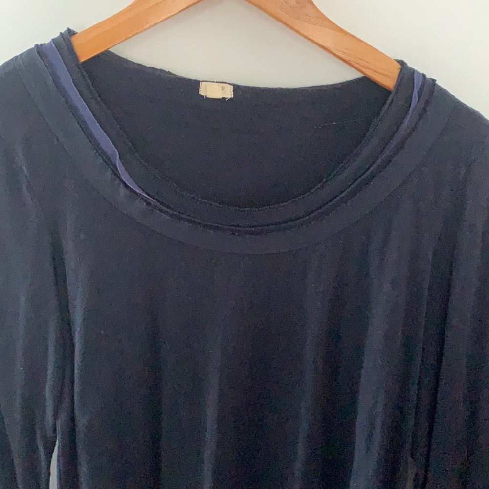 J, Crew navy top